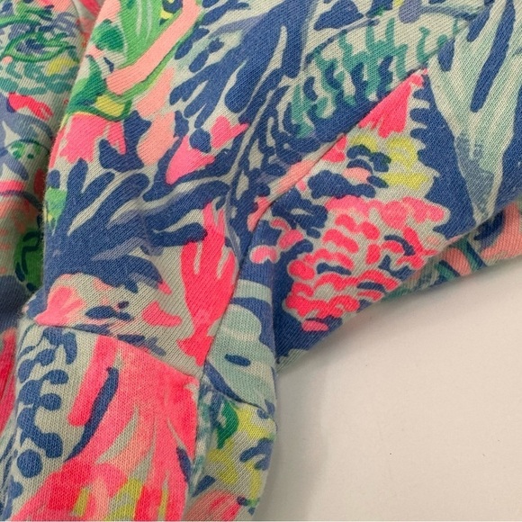 Lilly Pulitzer Mermaid’s Cove Popover Pullover Size XL FLAW - Picture 6 of 7